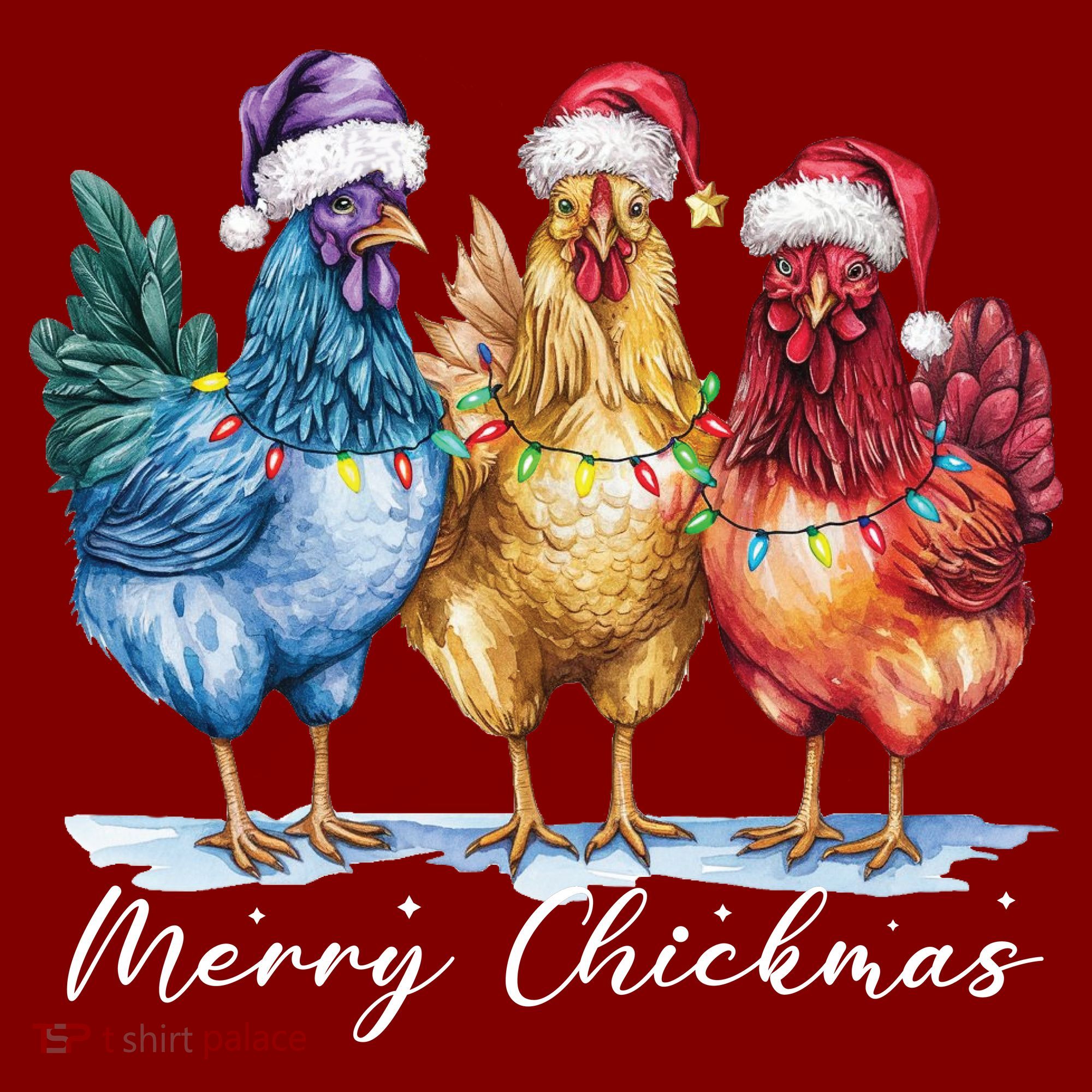 Merry Chickmas Chicken Lover Christmas Gift Sweatshirt
