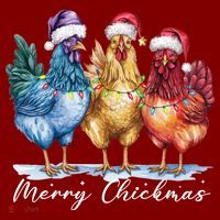 Merry Chickmas Chicken Lover Christmas Gift Baby Bodysuit thumb 2