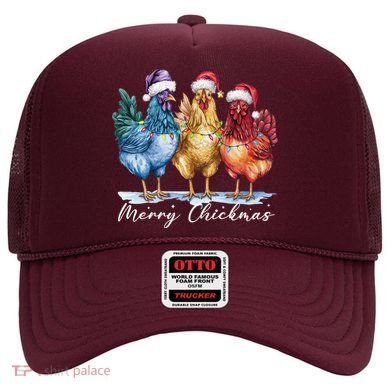 Merry Chickmas Chicken Lover Christmas Gift Hat