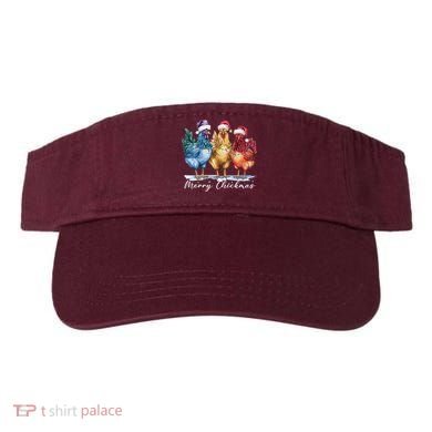 Merry Chickmas Chicken Lover Christmas Gift Visor