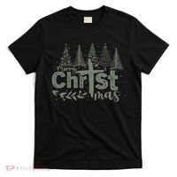 Merry Christmas Christian Christ T-Shirt thumb 0