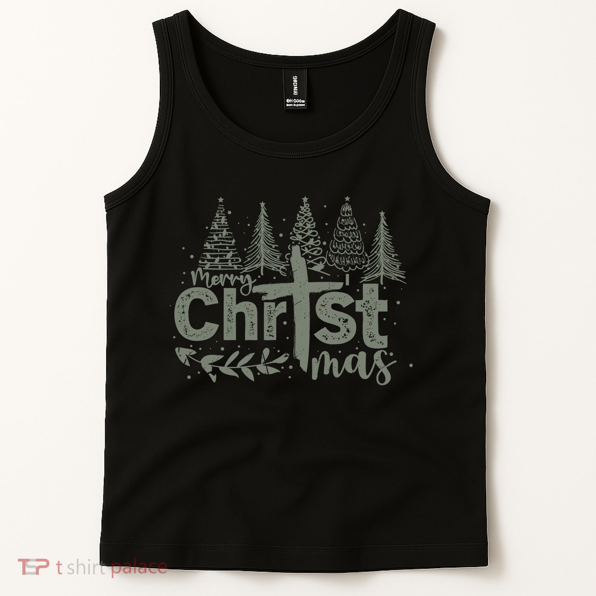 Merry Christmas Christian Christ Tank Top