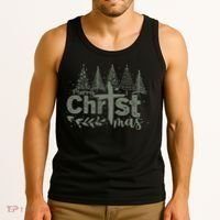 Merry Christmas Christian Christ Tank Top thumb 3