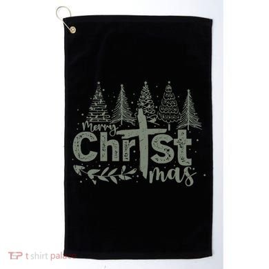 Merry Christmas Christian Christ Golf Towel