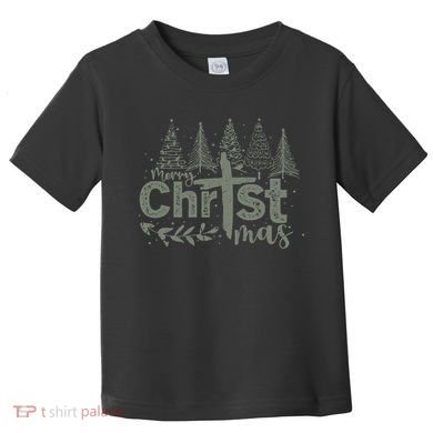 Merry Christmas Christian Christ Toddler T-Shirt
