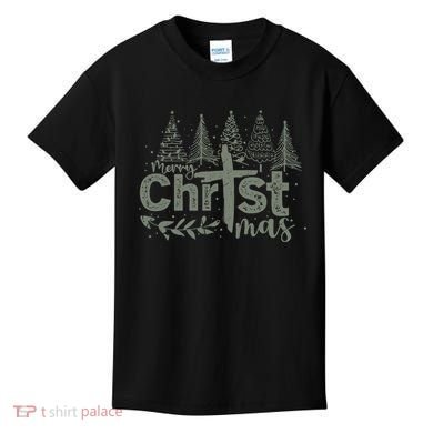 Merry Christmas Christian Christ Kids T-Shirt