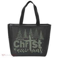 Merry Christmas Christian Christ Tote Bag thumb 0