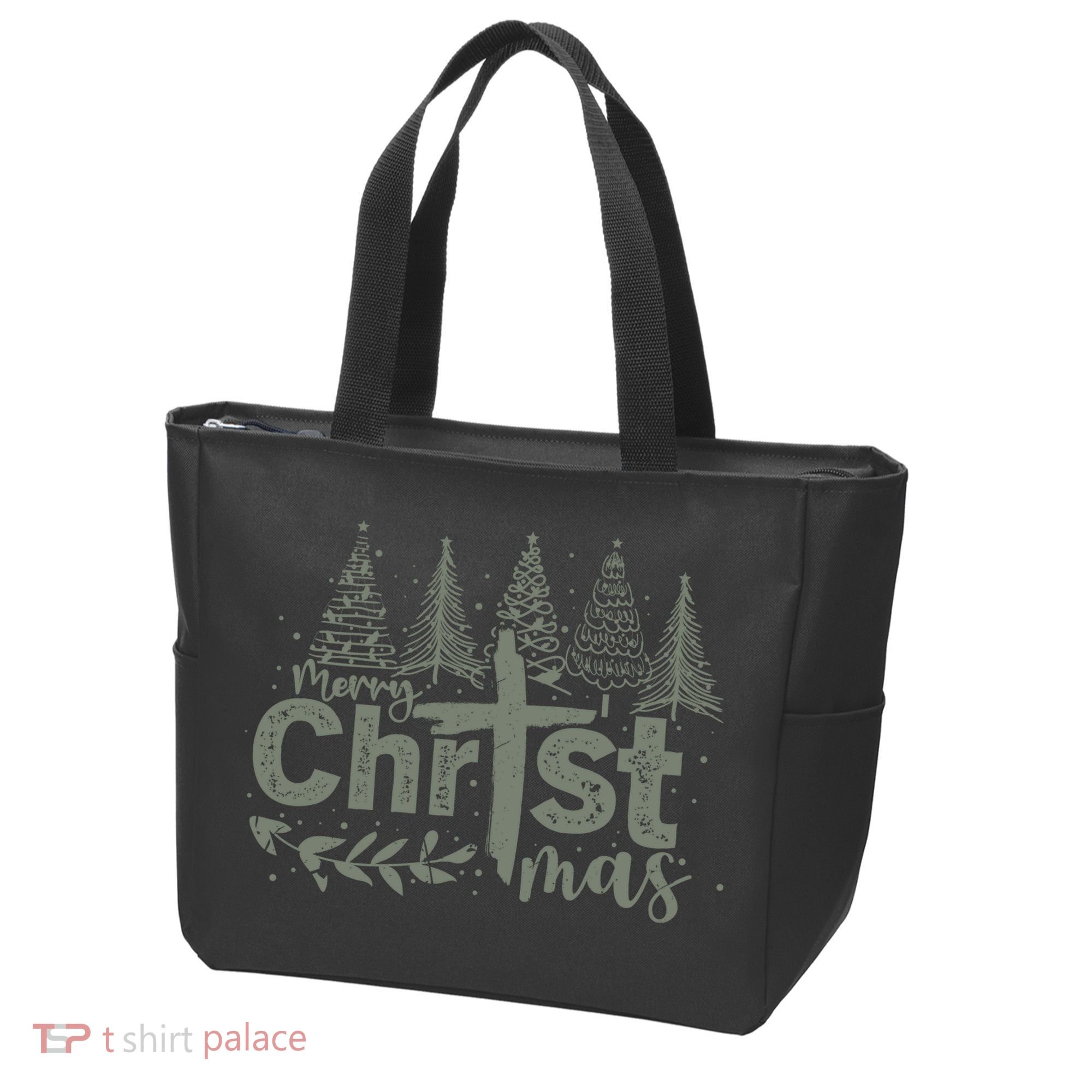 Merry Christmas Christian Christ Tote Bag