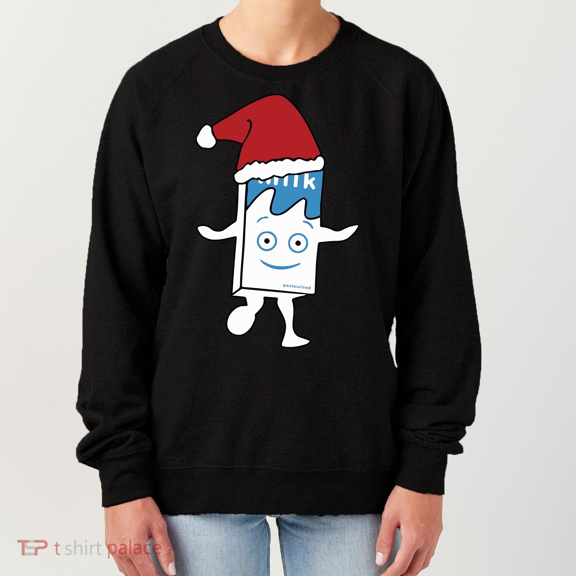 Milk Carton Christmas Women's Sweatshirt