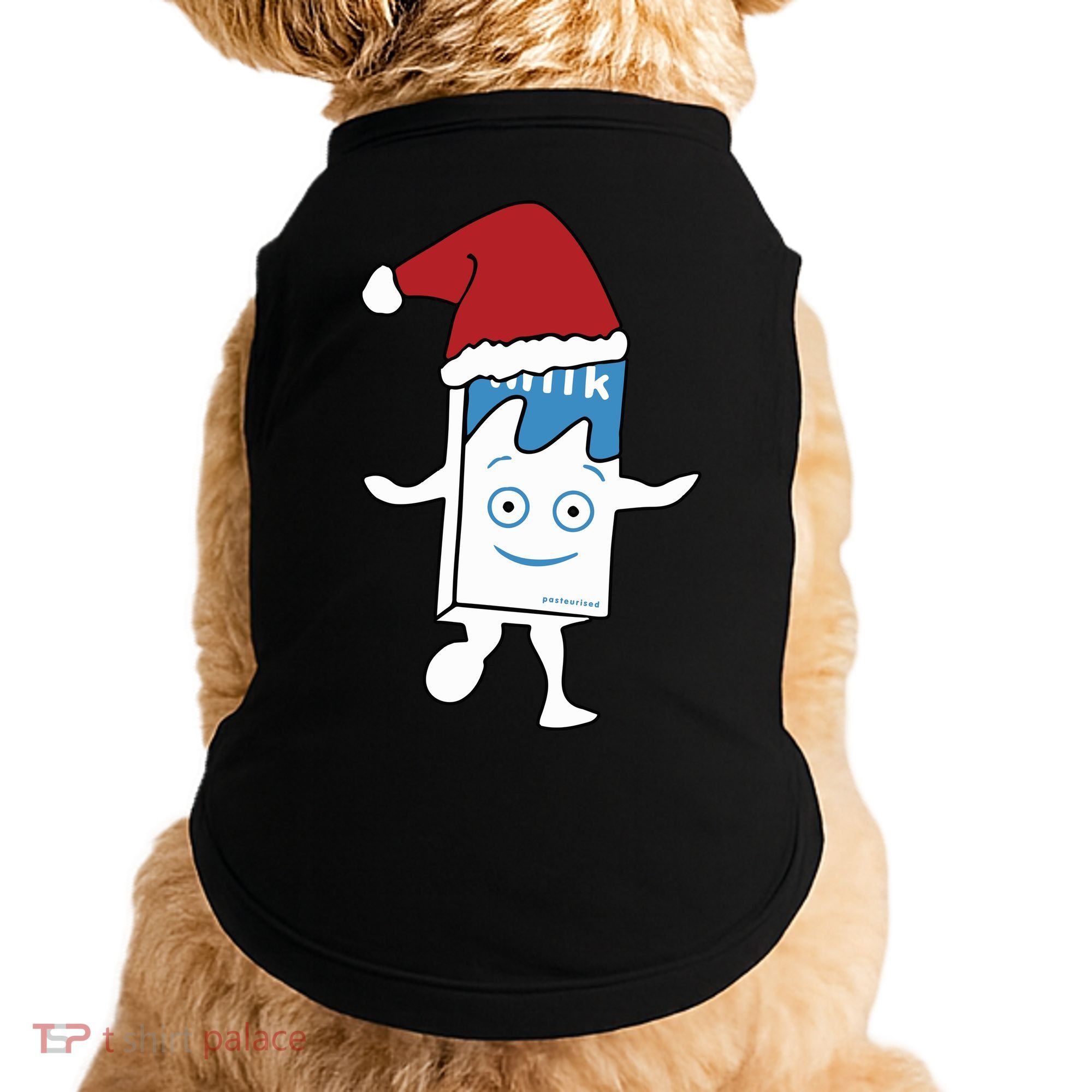 Milk Carton Christmas Doggie Tank