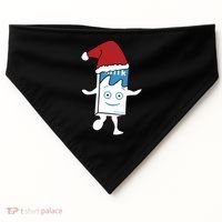 Milk Carton Christmas USA-Made Doggie Bandana thumb 0