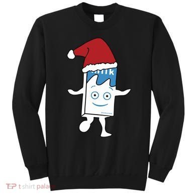 Milk Carton Christmas Sweatshirt