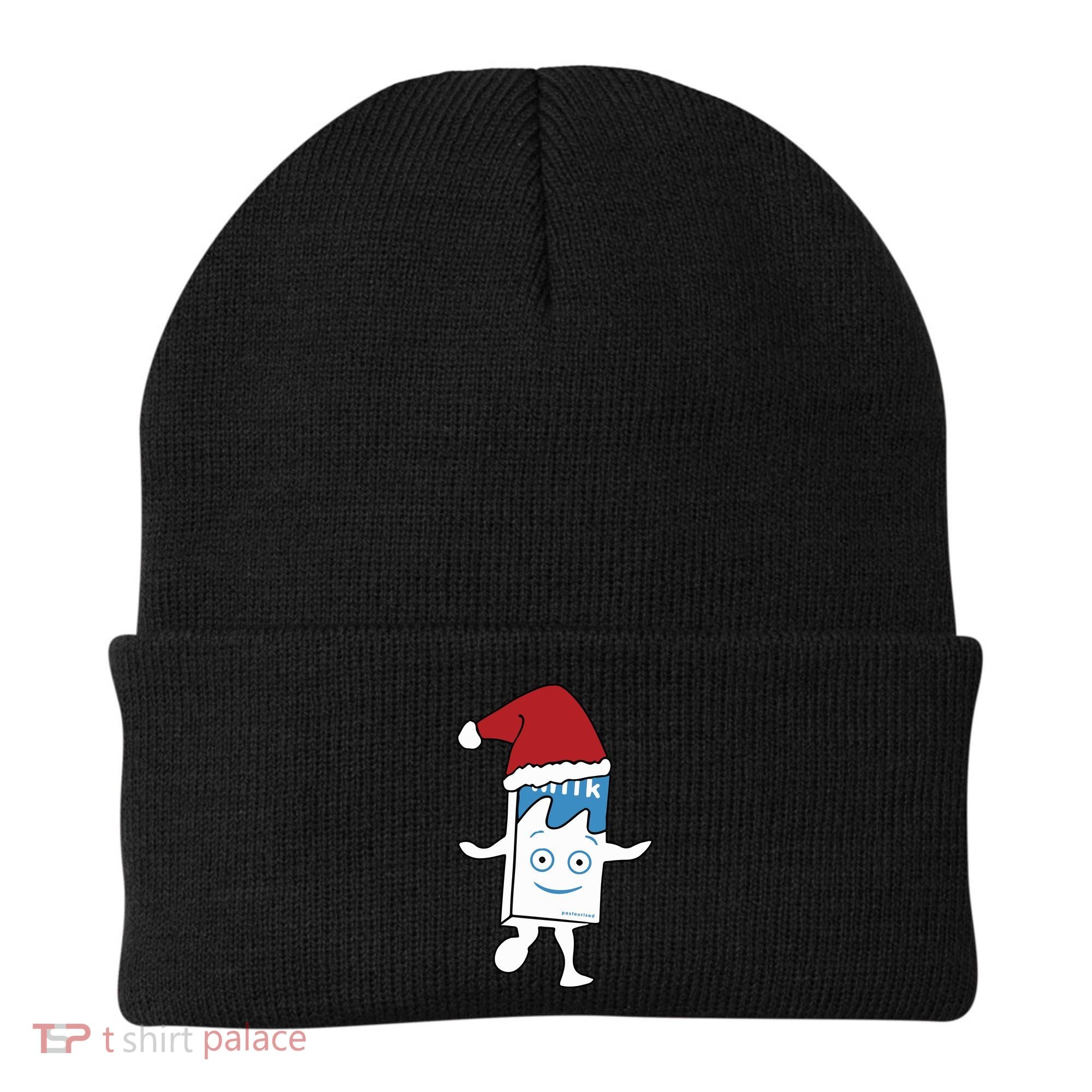 Milk Carton Christmas Beanie