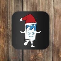 Milk Carton Christmas Coaster thumb 0