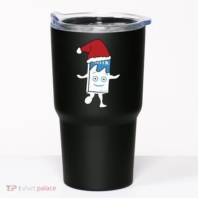 Milk Carton Christmas Tumbler