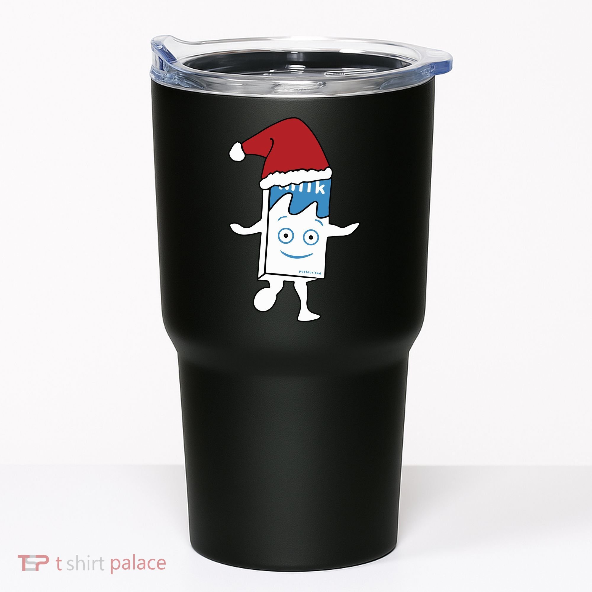 Milk Carton Christmas Tumbler