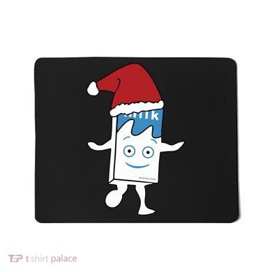 Milk Carton Christmas Mousepad