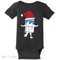 Milk Carton Christmas Baby Bodysuit thumb 0