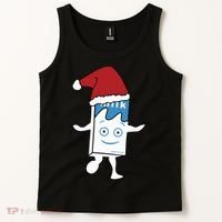 Milk Carton Christmas Tank Top thumb 2