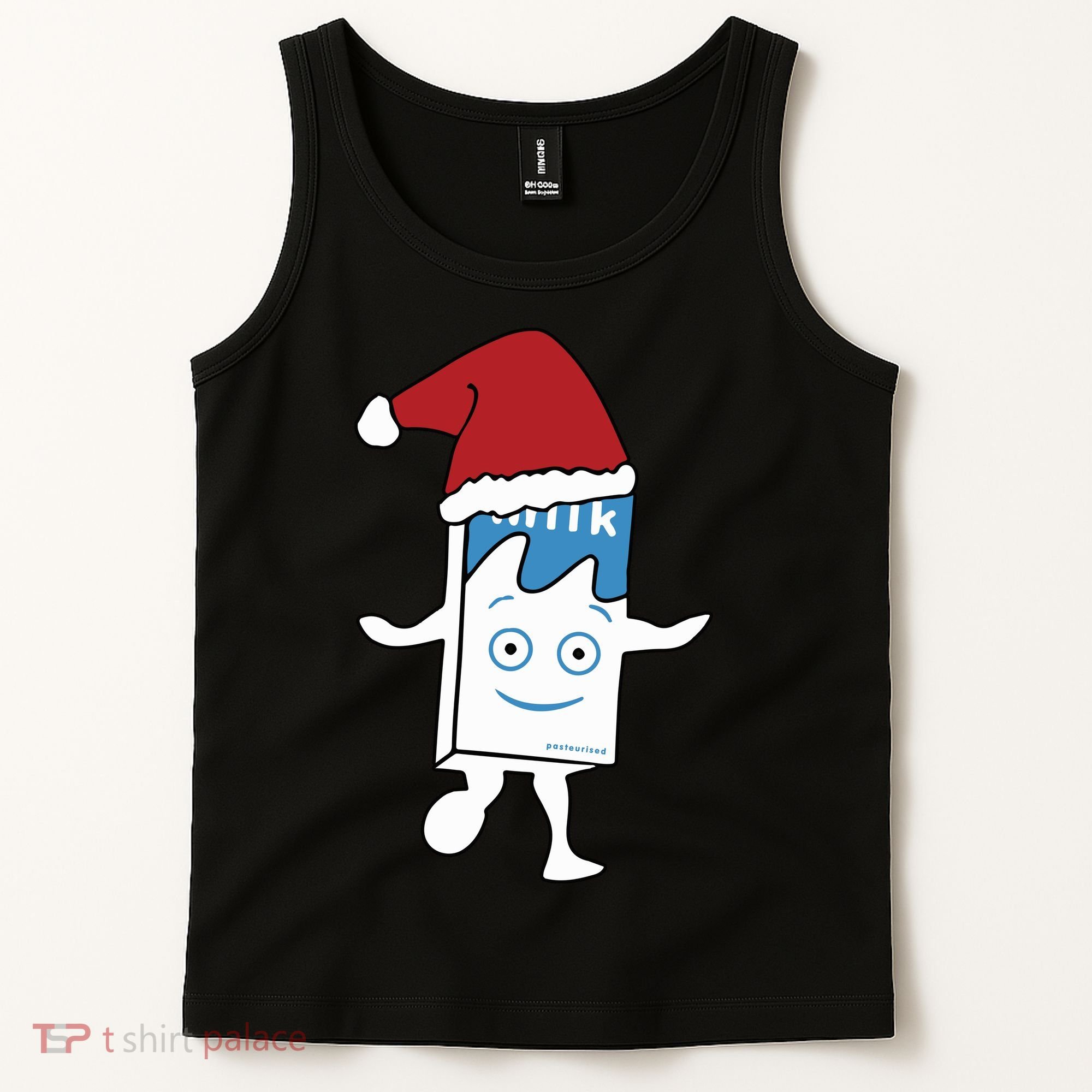 Milk Carton Christmas Tank Top