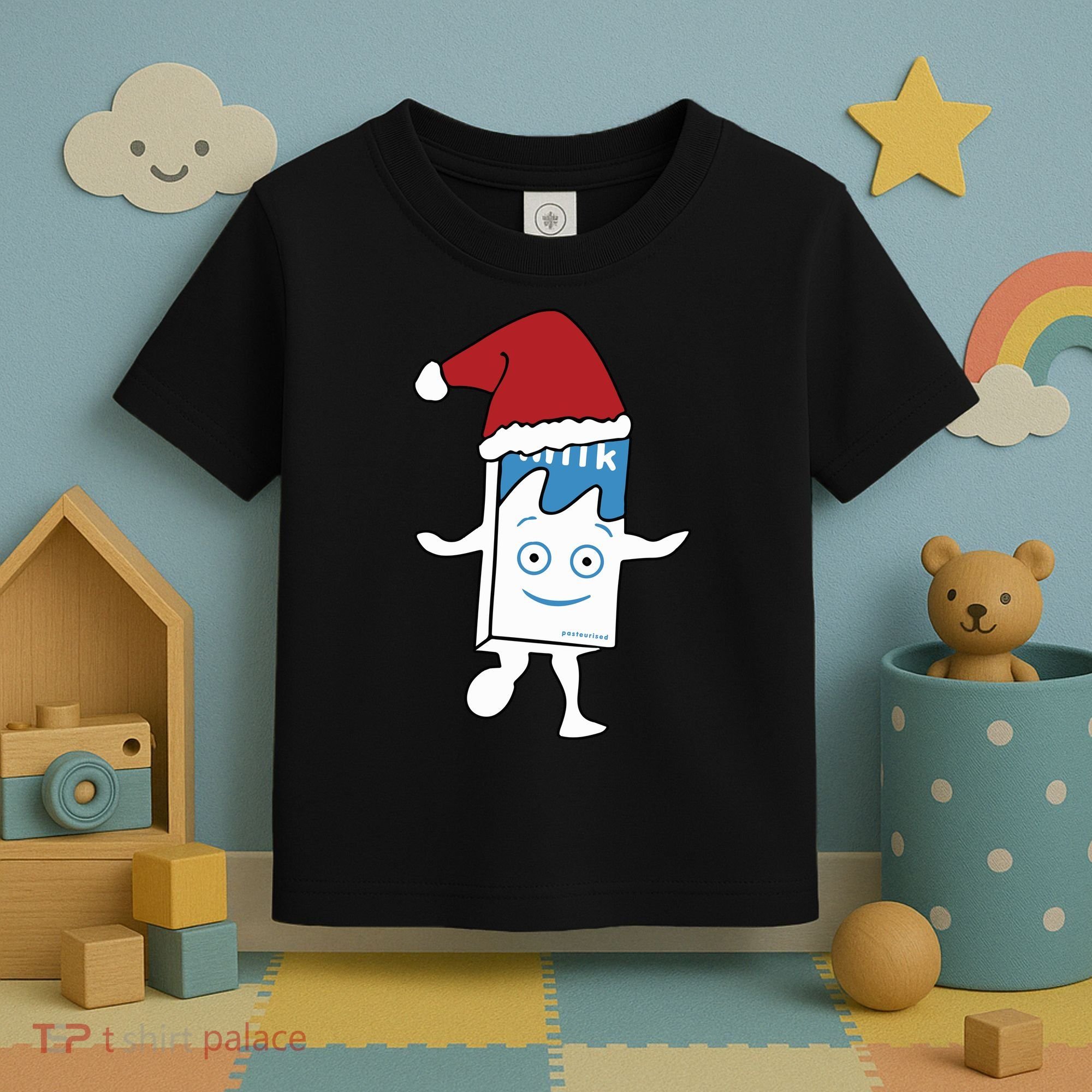 Milk Carton Christmas Toddler T-Shirt