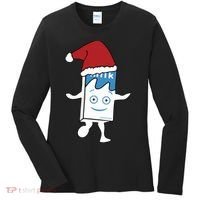 Milk Carton Christmas Women's Long Sleeve Shirt thumb 0