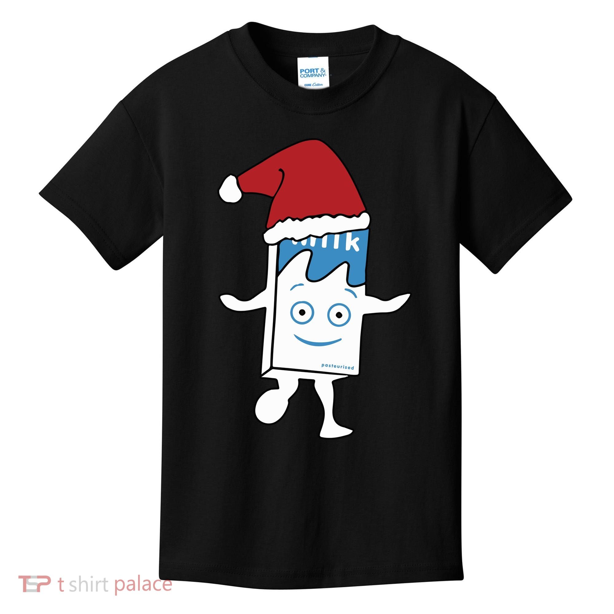Milk Carton Christmas Kids T-Shirt