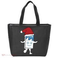 Milk Carton Christmas Tote Bag thumb 0