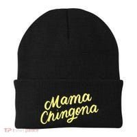 Mama Chingona Chicana Mom Mexican American Chicano Feminista Great Gift Beanie thumb 0