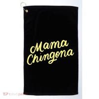 Mama Chingona Chicana Mom Mexican American Chicano Feminista Great Gift Golf Towel thumb 0