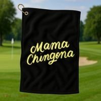 Mama Chingona Chicana Mom Mexican American Chicano Feminista Great Gift Golf Towel thumb 1