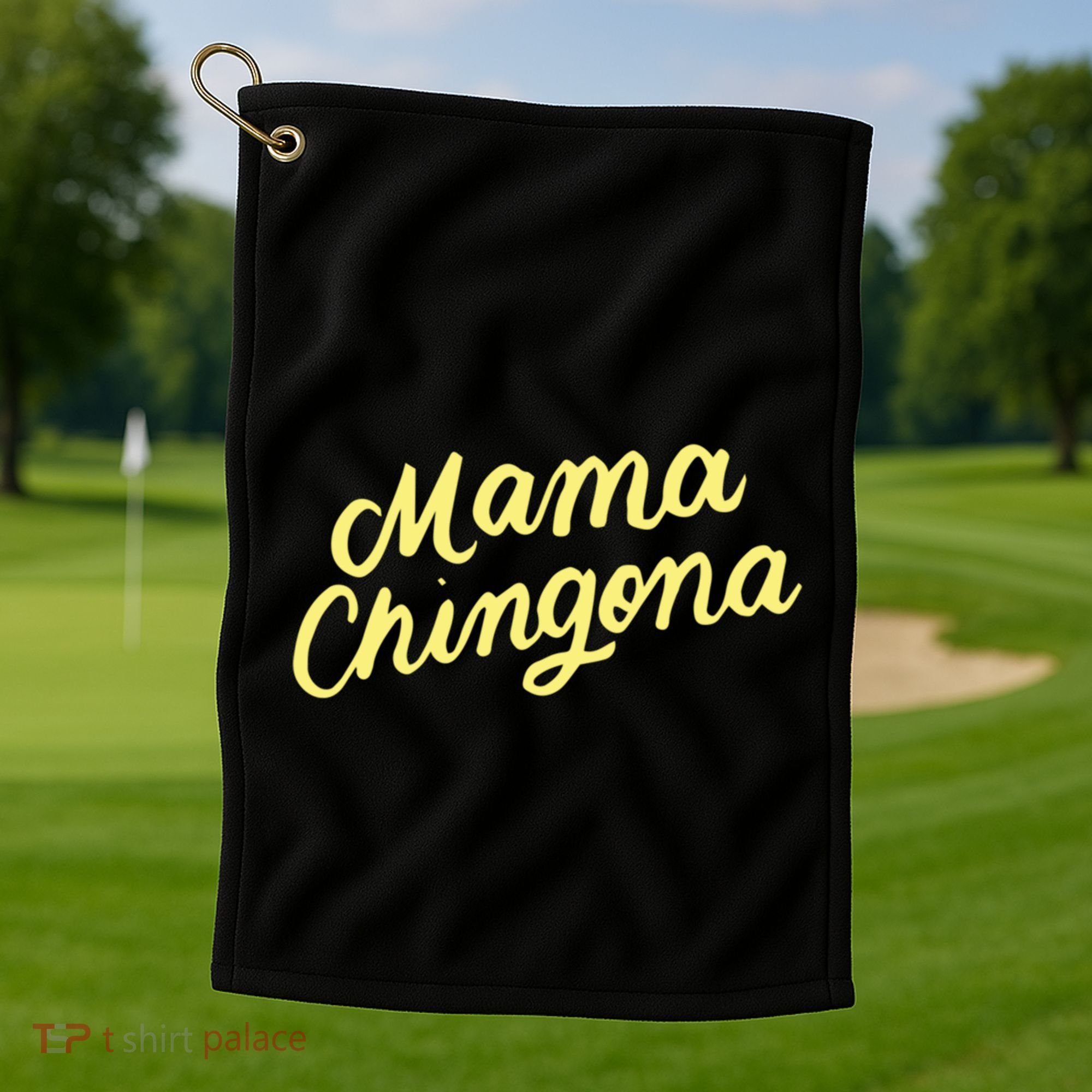 Mama Chingona Chicana Mom Mexican American Chicano Feminista Great Gift Golf Towel