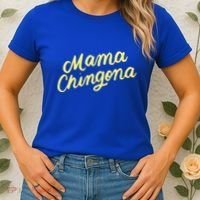 Mama Chingona Chicana Mom Mexican American Chicano Feminista Great Gift Women's T-Shirt thumb 2