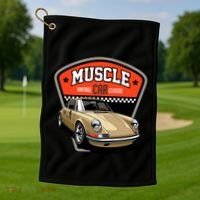 Muscle Car Classic Golf Towel thumb 1