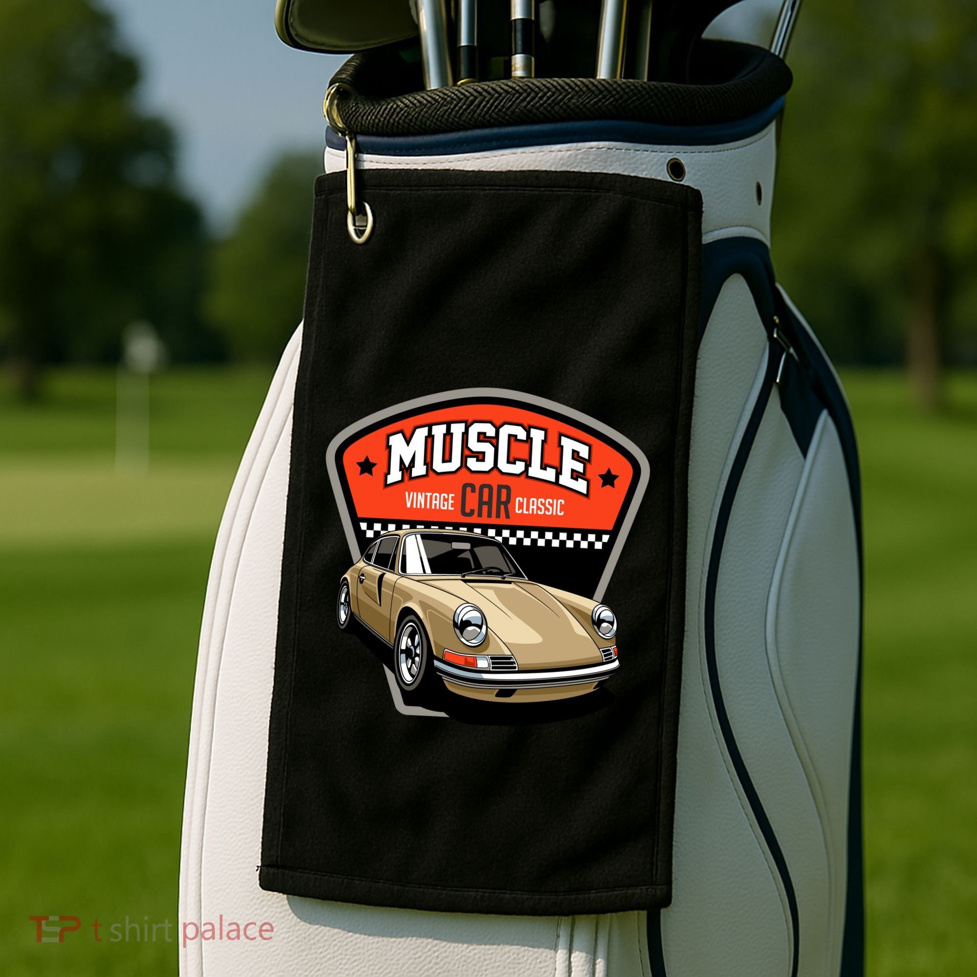Muscle Car Classic Golf Towel