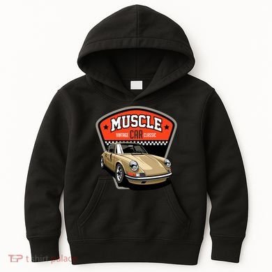 Muscle Car Classic Kids Hoodie