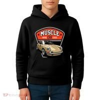 Muscle Car Classic Kids Hoodie thumb 4