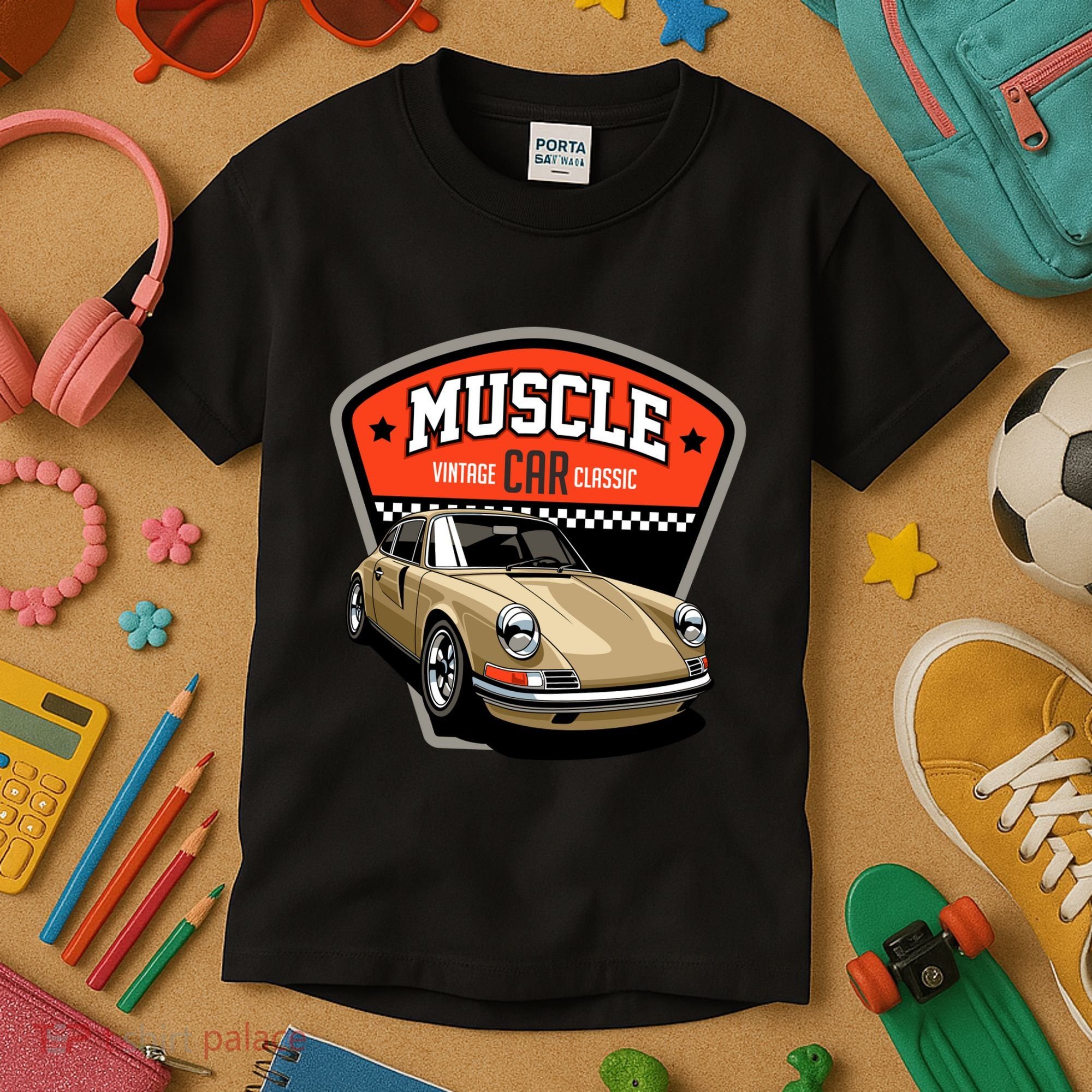 Muscle Car Classic Kids T-Shirt