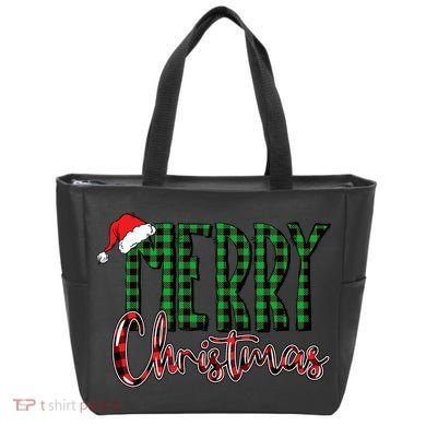 Merry Christmas Classic Logo Tote Bag