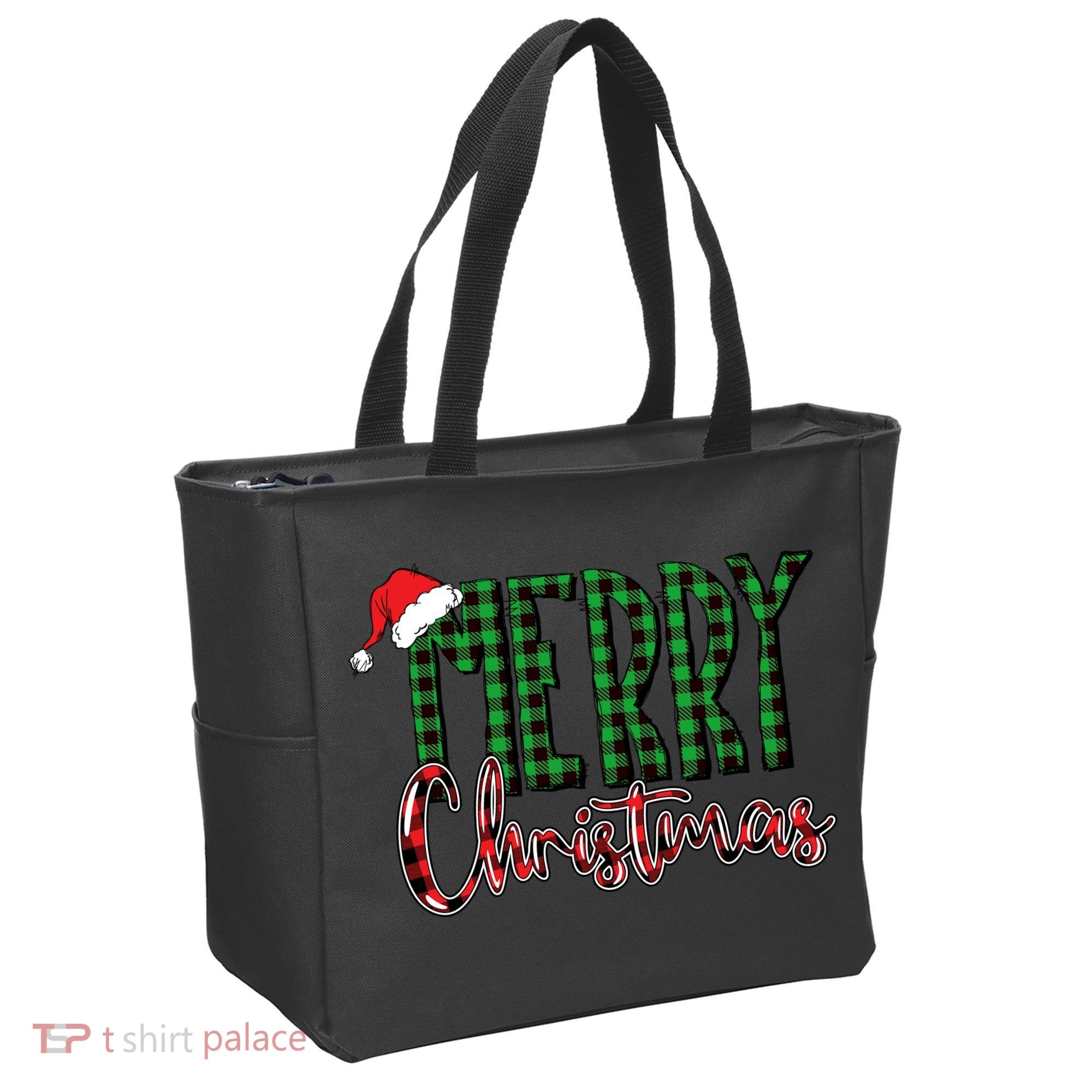 Merry Christmas Classic Logo Tote Bag
