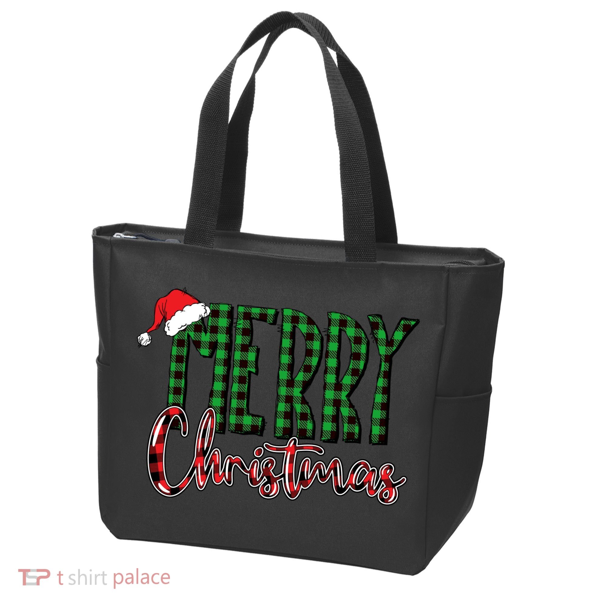 Merry Christmas Classic Logo Tote Bag