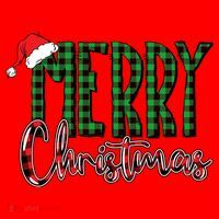 Merry Christmas Classic Logo Santa Hat thumb 1