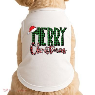 Merry Christmas Classic Logo Doggie Tank