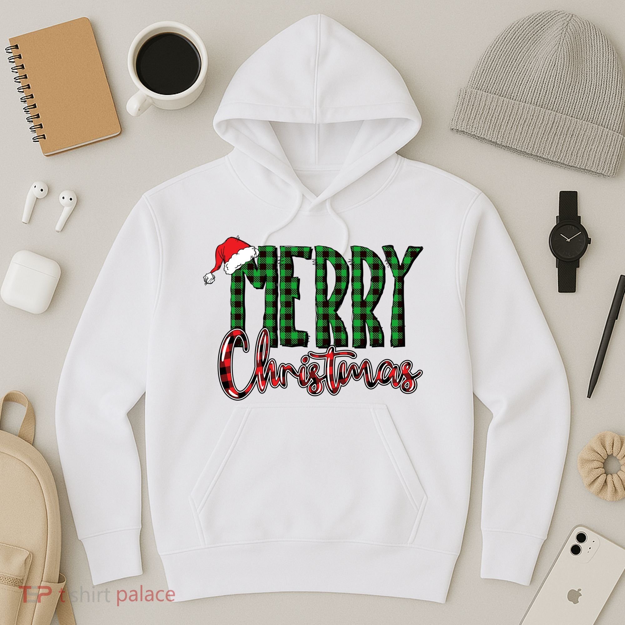 Merry Christmas Classic Logo Hoodie