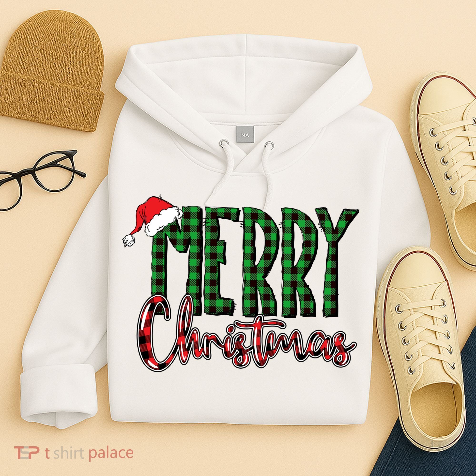Merry Christmas Classic Logo Hoodie