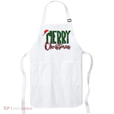 Merry Christmas Classic Logo Apron