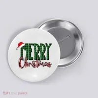 Merry Christmas Classic Logo Button thumb 0