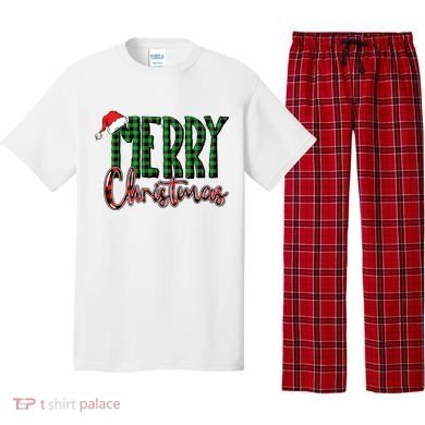 Merry Christmas Classic Logo Pajama Set
