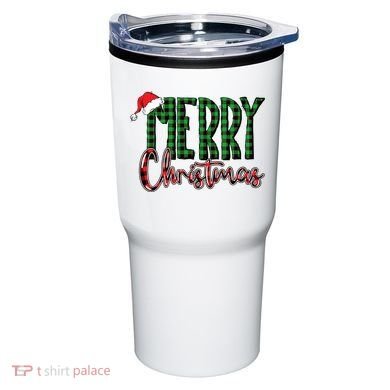 Merry Christmas Classic Logo Tumbler