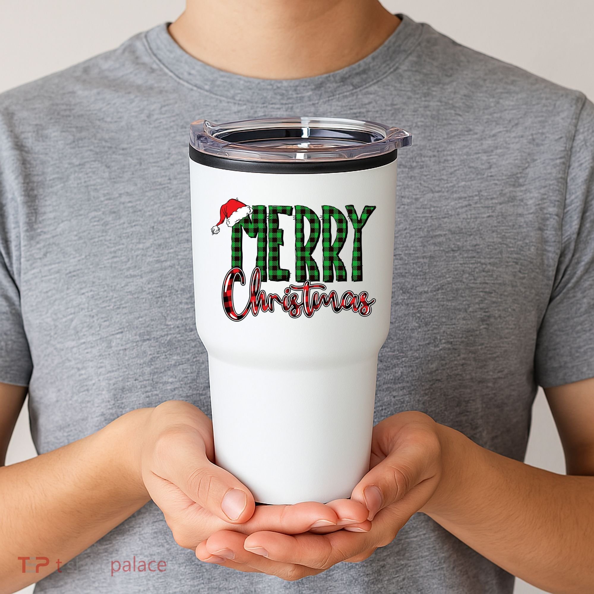 Merry Christmas Classic Logo Tumbler
